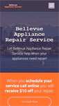 Mobile Screenshot of bellevueapplianceservice.com
